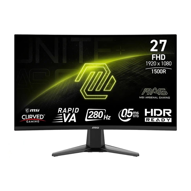 Monitor MAG 276CXF 27 cali LED/FHD/Zakrzywiony/280Hz/Czarny Monitor MAG 276CXF 27 cali LED/FHD/Zakrzywiony/280Hz/Czarny