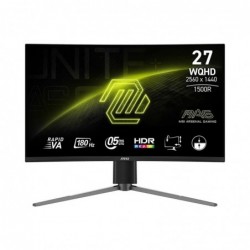 Monitor MAG 27CQ6PF 27 cali/LED/QHD/Zakrzywiony/180Hz/Czarny Monitor MAG 27CQ6PF 27 cali/LED/QHD/Zakrzywiony/180Hz/Czarny