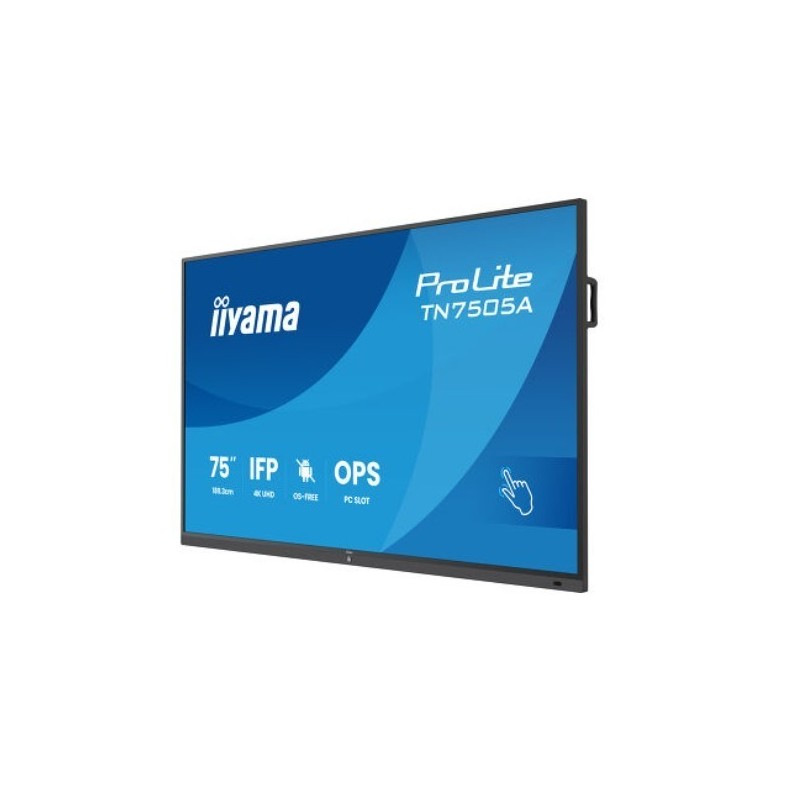 Monitor 75 cali TN7505A-B1AG IPS,4K,40pkt,500cd,nonOS,1200:1,5ms,    DeepContrast-IR+, 1xVGA,2xHDMI,DP,USB-C(PD65W),2xRJ45,2x20W