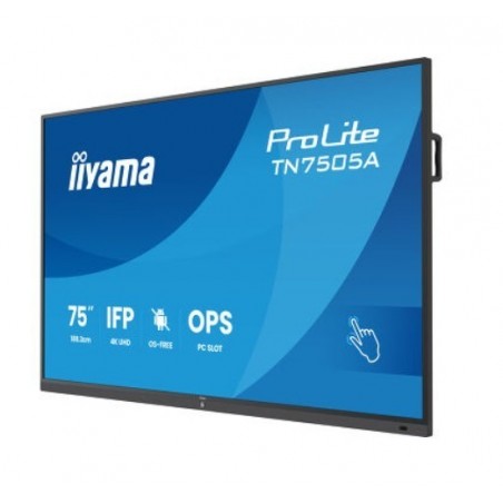 Monitor 75 cali TN7505A-B1AG IPS,4K,40pkt,500cd,nonOS,1200:1,5ms,    DeepContrast-IR+, 1xVGA,2xHDMI,DP,USB-C(PD65W),2xRJ45,2x20W