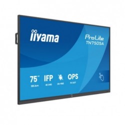 Monitor 75 cali TN7505A-B1AG IPS,4K,40pkt,500cd,nonOS,1200:1,5ms,    DeepContrast-IR+, 1xVGA,2xHDMI,DP,USB-C(PD65W),2xRJ45,2x20W