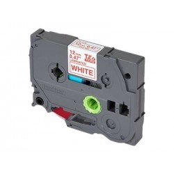 BROTHER TZe232 Taśma Brother 12mm RED ON WHITE