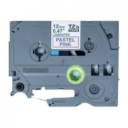 BROTHER TZEMQE31 Taśma Brother 12mm Pastel Pink tape