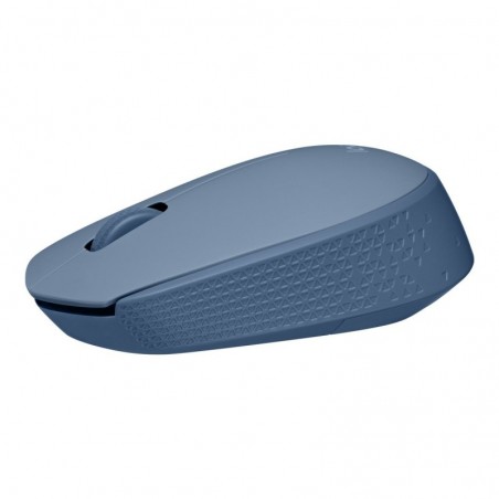 LOGITECH M171 Mouse right and left-handed optical 3 buttons wireless 2.4 GHz USB wireless receiver blue/grey