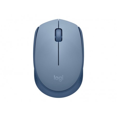 LOGITECH M171 Mouse right and left-handed optical 3 buttons wireless 2.4 GHz USB wireless receiver blue/grey