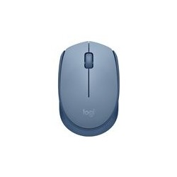 LOGITECH M171 Mouse right and left-handed optical 3 buttons wireless 2.4 GHz USB wireless receiver blue/grey