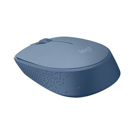 LOGITECH M171 Mouse right and left-handed optical 3 buttons wireless 2.4 GHz USB wireless receiver blue/grey