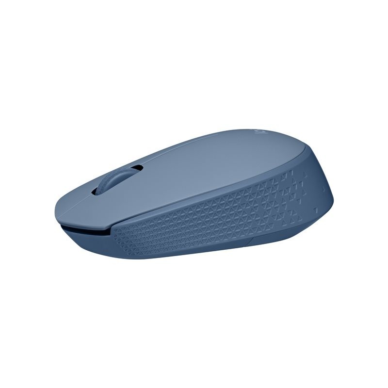 LOGITECH M171 Mouse right and left-handed optical 3 buttons wireless 2.4 GHz USB wireless receiver blue/grey