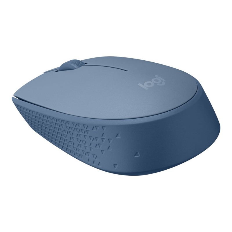 LOGITECH M171 Mouse right and left-handed optical 3 buttons wireless 2.4 GHz USB wireless receiver blue/grey