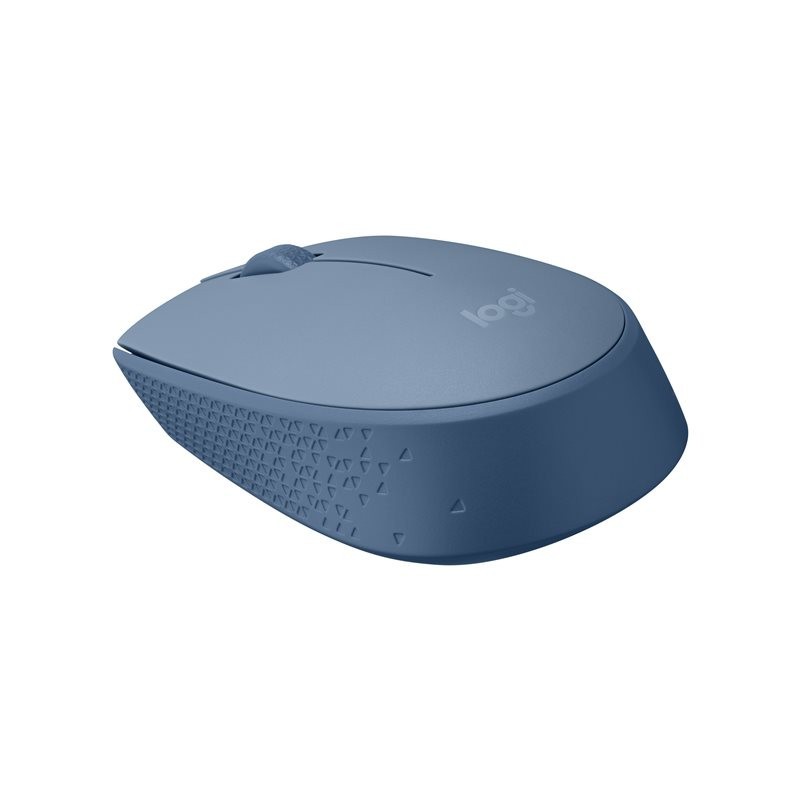 LOGITECH M171 Mouse right and left-handed optical 3 buttons wireless 2.4 GHz USB wireless receiver blue/grey