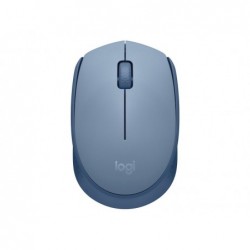 LOGITECH M171 Mouse right and left-handed optical 3 buttons wireless 2.4 GHz USB wireless receiver blue/grey