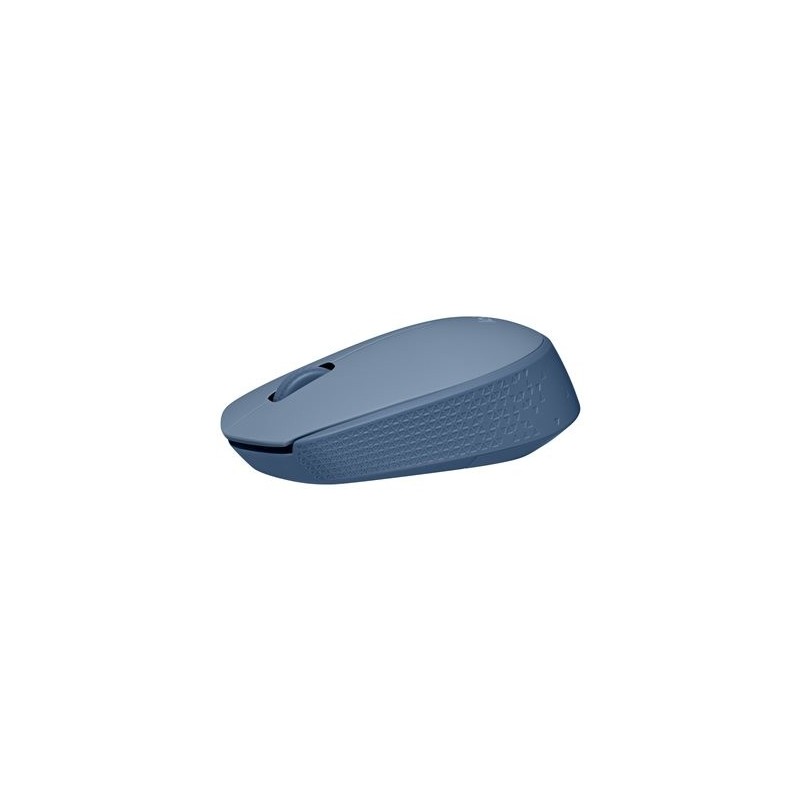 LOGITECH M171 Mouse right and left-handed optical 3 buttons wireless 2.4 GHz USB wireless receiver blue/grey