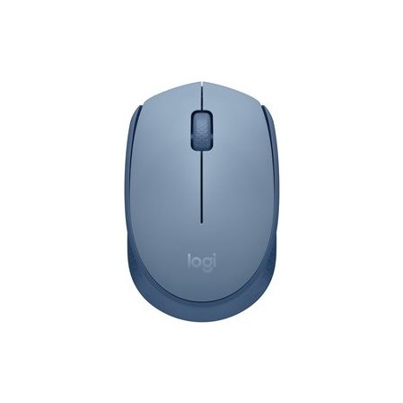 LOGITECH M171 Mouse right and left-handed optical 3 buttons wireless 2.4 GHz USB wireless receiver blue/grey