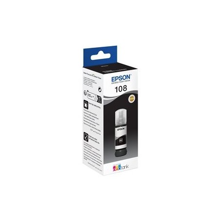 EPSON 108 EcoTank Black Ink Bottle