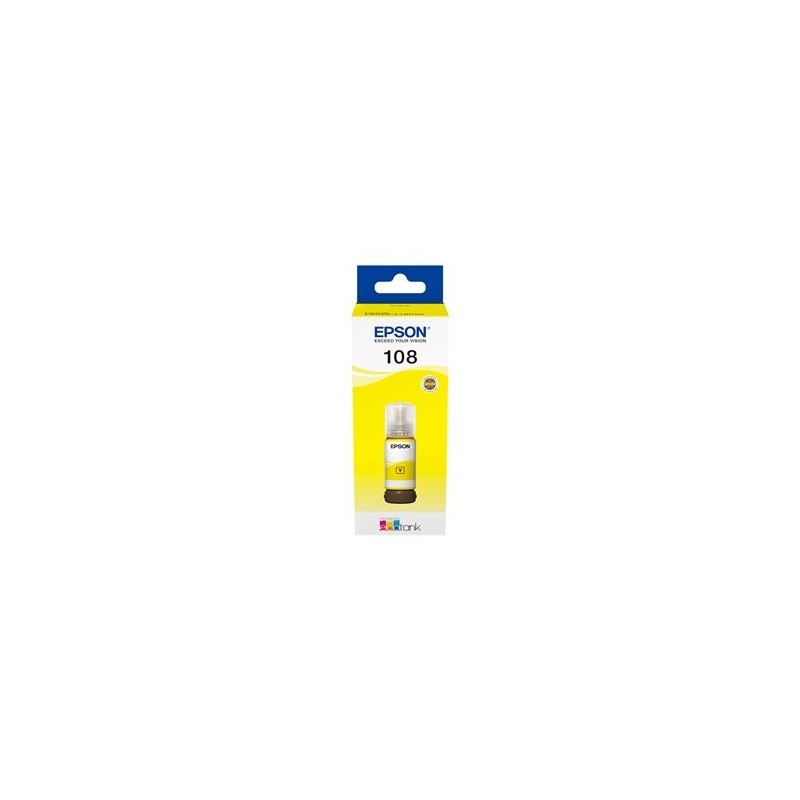 EPSON 108 EcoTank Yellow Ink Bottle