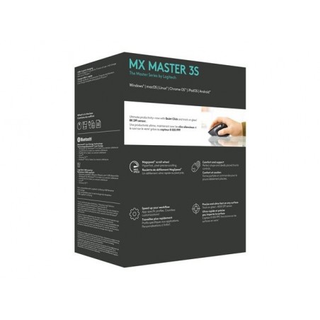 LOGITECH MX Master 3S Performance Wireless Mouse Graphite