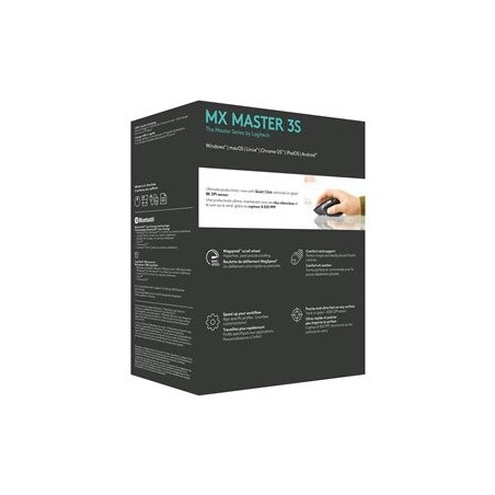 LOGITECH MX Master 3S Performance Wireless Mouse Graphite