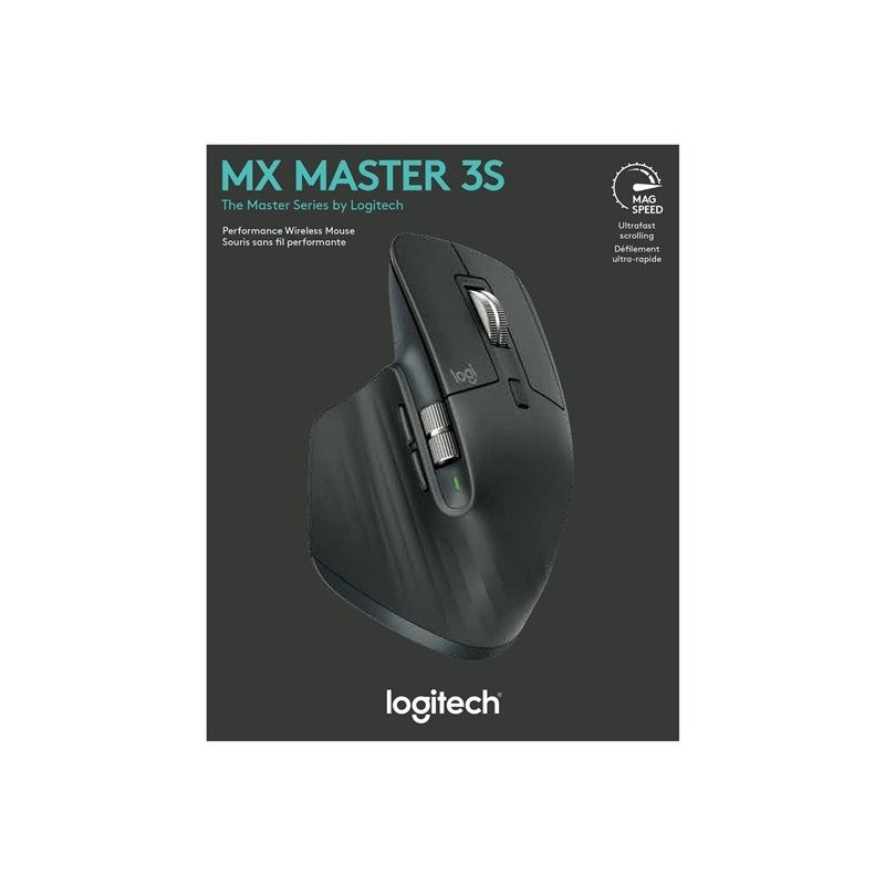 LOGITECH MX Master 3S Performance Wireless Mouse Graphite