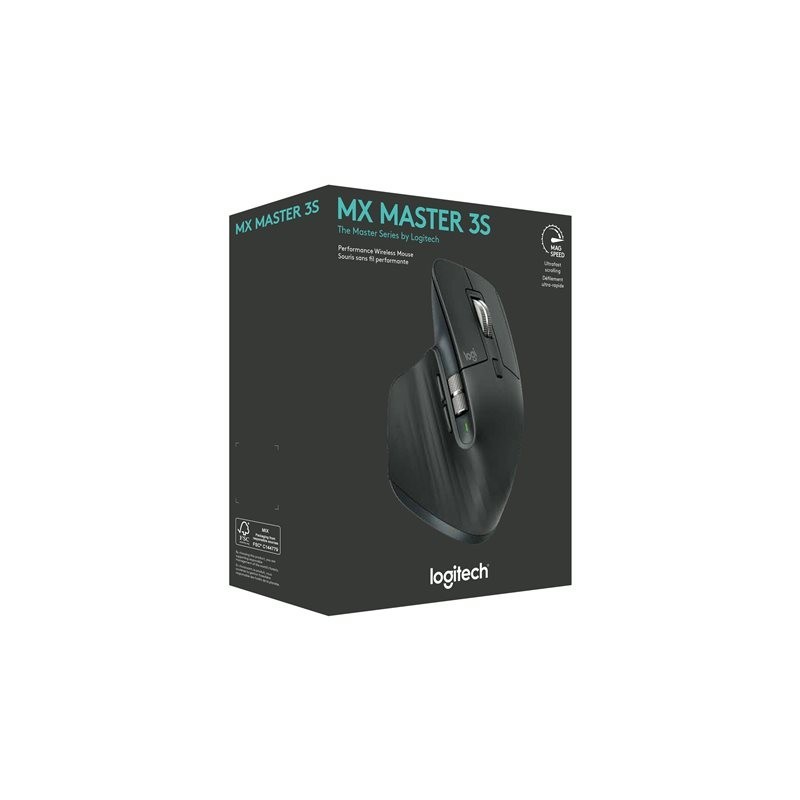 LOGITECH MX Master 3S Performance Wireless Mouse Graphite