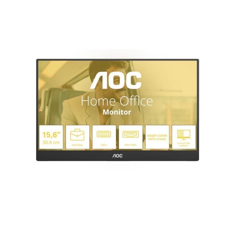 Monitor 16T20E2 15.6 cala IPS Mini HDMI USB-C Głośniki 