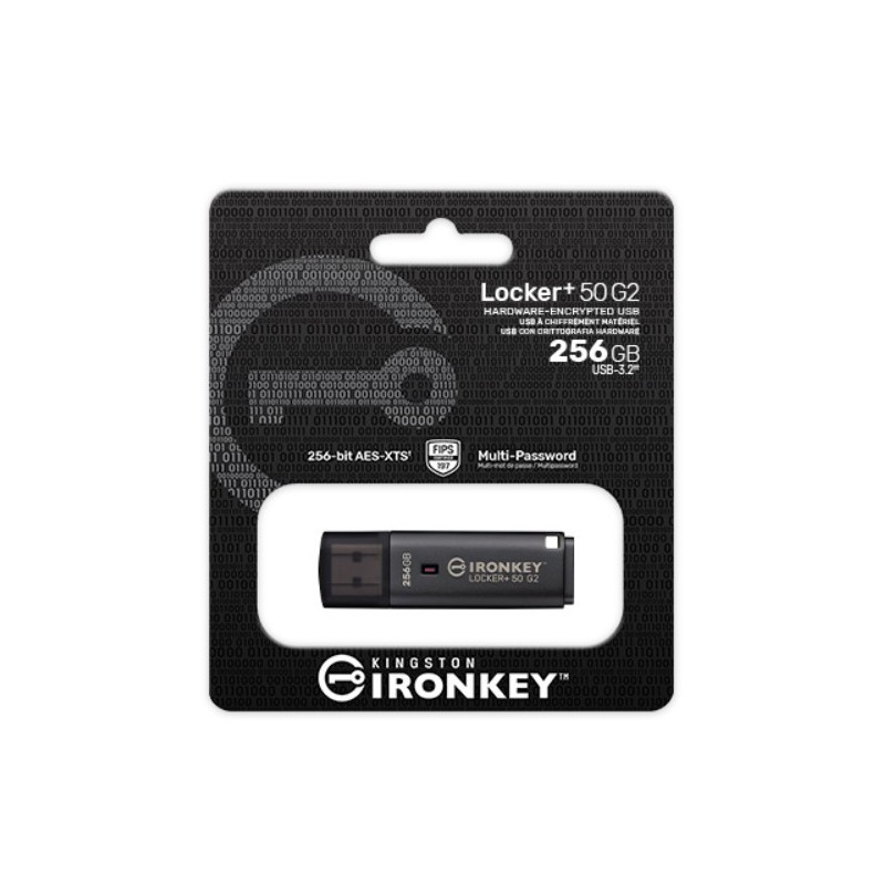 Pendrive 256GB IronKey Locker+50 G2 AES-256 FIPS 197 