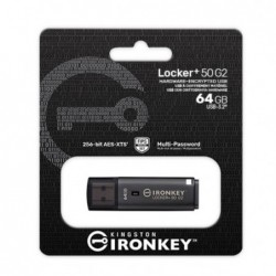 Pendrive 64GB IronKey Locker+50 G2 AES-256 FIPS 197 