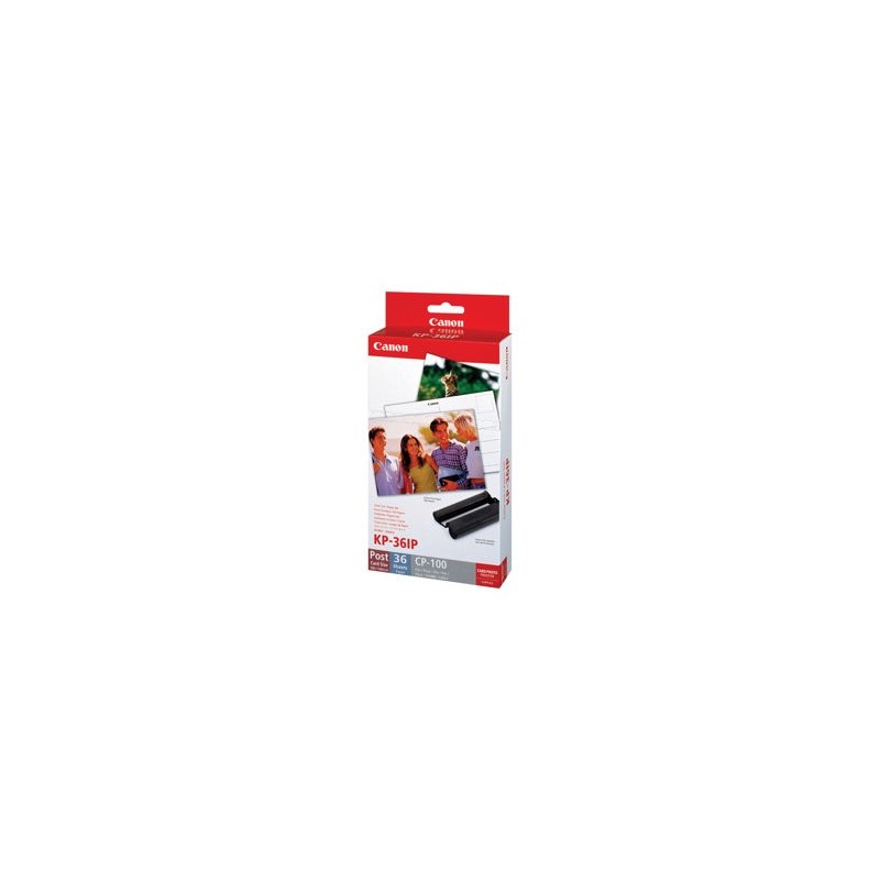 CANON KP-36IP Photo Paper 100x148mm 36sheet + color ink for Selphy CP Postcard Size