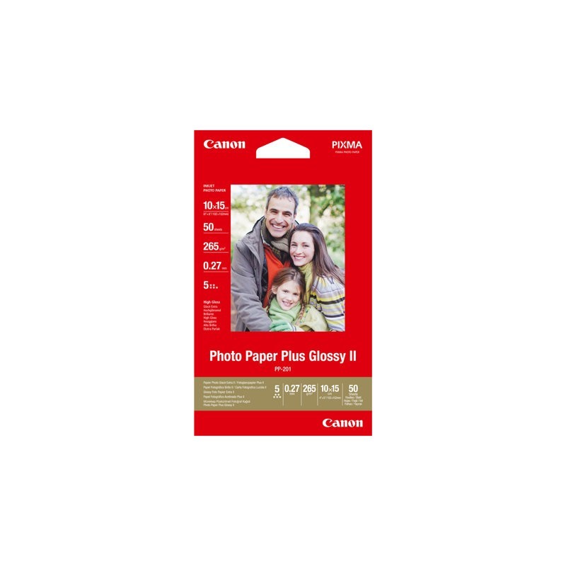 CANON 2311B003 Papier Canon PP201 Photo Glossy 260g 10x15cm 50ark CANON 2311B003 Papier Canon PP201 Photo Glossy 260g 10x15cm 50ark