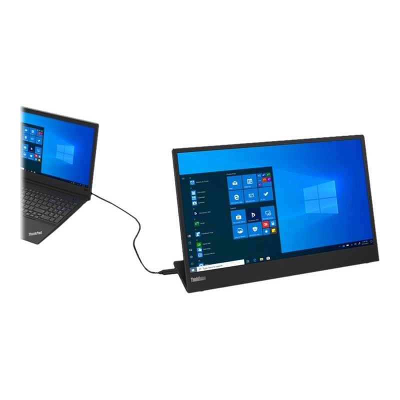 LENOVO ThinkVision M15 15.6inch 1920x1080 FHD WLED 16:9 250cd/m2 700:1 6ms 2xUSB-C ACTIV (P) LENOVO ThinkVision M15 15.6inch 1920x1080 FHD WLED 16:9 250cd/m2 700:1 6ms 2xUSB-C ACTIV (P)