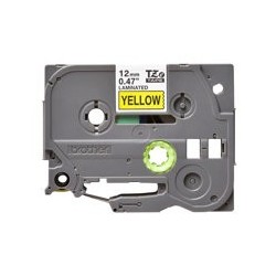 BROTHER TZE631 Brother TZE631 Banda laminata 12mm BLACK ON YELLOW