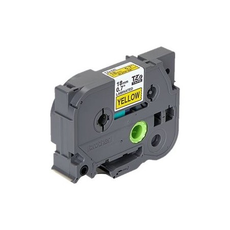 BROTHER TZe641 Taśma Brother 18mm BLACK ON YELLOW BROTHER TZe641 Taśma Brother 18mm BLACK ON YELLOW