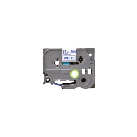 BROTHER TZE253 Taśma Brother 24mm BLUE ON WHITE BROTHER TZE253 Taśma Brother 24mm BLUE ON WHITE