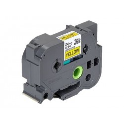 BROTHER TZe651 Taśma Brother 24mm BLACK ON YELLOW