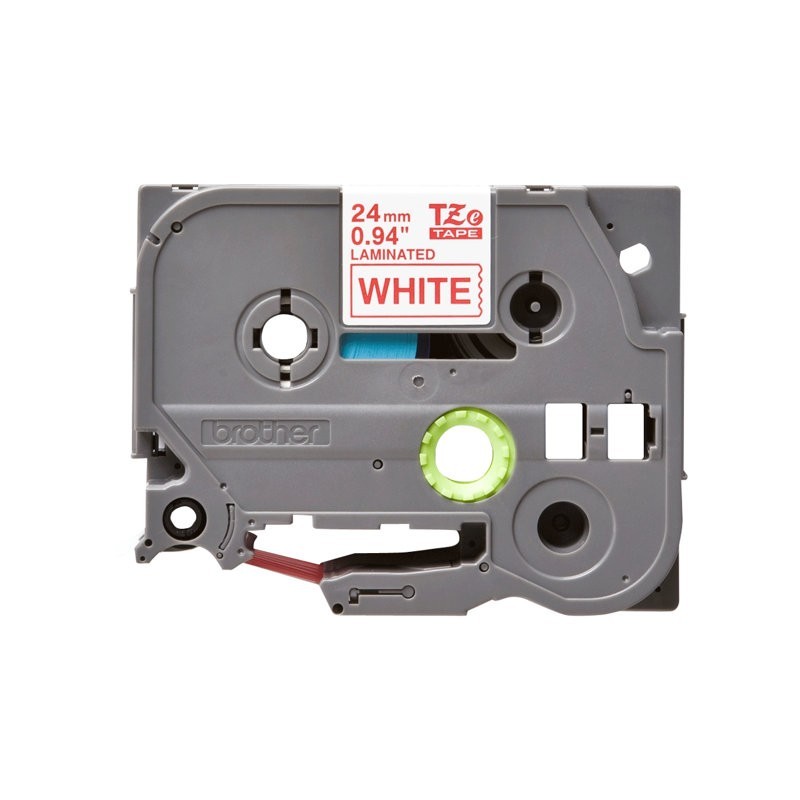 BROTHER TZE252 Taśma Brother 24mm RED ON WHITE BROTHER TZE252 Taśma Brother 24mm RED ON WHITE