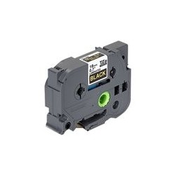 BROTHER TZE344 Taśma Brother 18mm Gold on Black