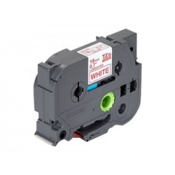 BROTHER TZE242 Taśma Brother 18mm RED ON WHITE