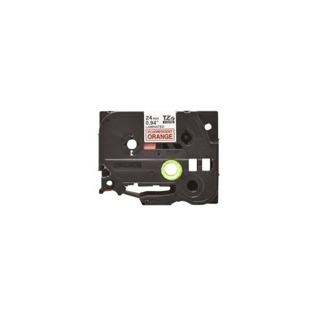 BROTHER TZEB51 Taśma Brother 24mm BLACK ON FLUO. ORANGE