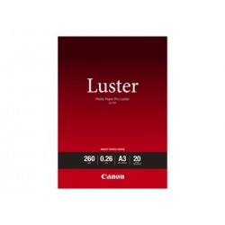 CANON LU-101 Photo Paper Pro Luster A3 20 sheets 260gsm 0.26mm CANON LU-101 Photo Paper Pro Luster A3 20 sheets 260gsm 0.26mm