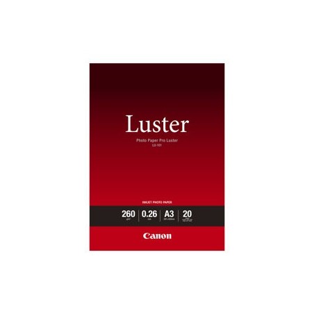 CANON LU-101 Photo Paper Pro Luster A3 20 sheets 260gsm 0.26mm CANON LU-101 Photo Paper Pro Luster A3 20 sheets 260gsm 0.26mm