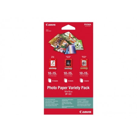 CANON Photo Paper Variety Pack 10x15cm VP-101 CANON Photo Paper Variety Pack 10x15cm VP-101