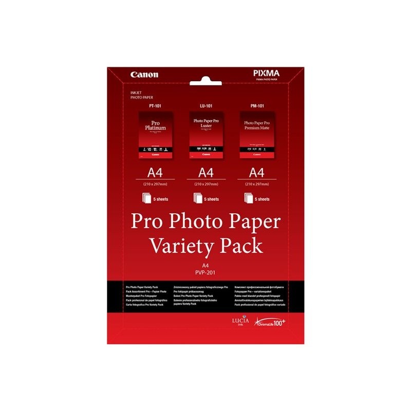 CANON Pro Photo Paper Variety Pack A4 PVP-201