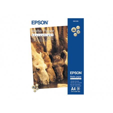 EPSON C13S041256 Papier Epson Epson matte Heavyweight 167g A4 50ark EPSON C13S041256 Papier Epson Epson matte Heavyweight 167g A4 50ark