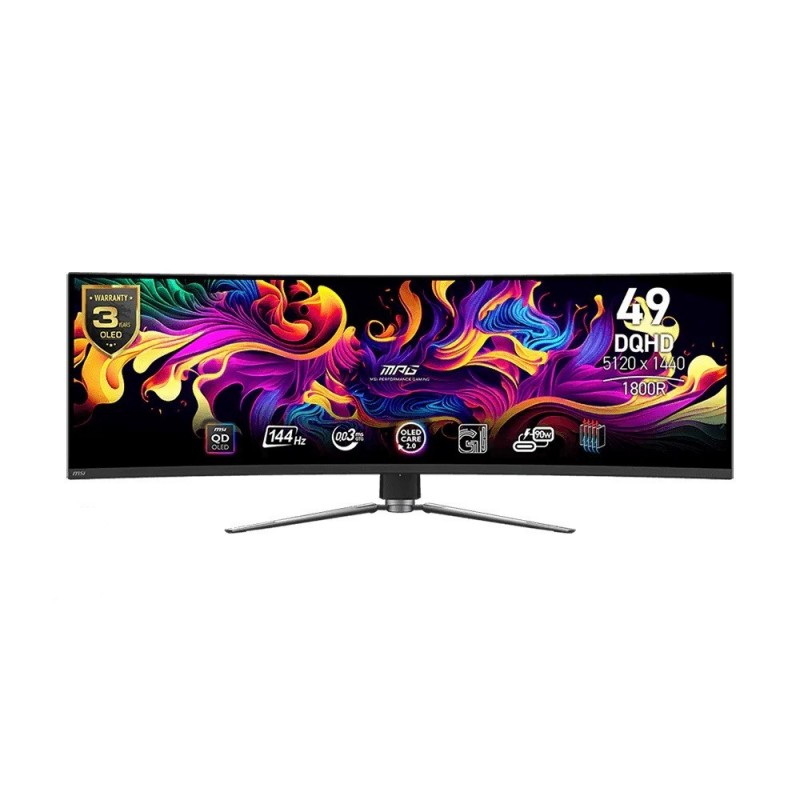 Monitor MPG 491CQP QD-OLED 49 cali/LED/QD-OLED/Zakrzywiony/144Hz/Czarny Monitor MPG 491CQP QD-OLED 49 cali/LED/QD-OLED/Zakrzywiony/144Hz/Czarny