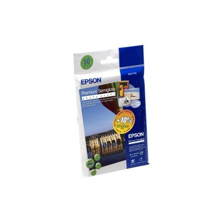 EPSON C13S041765 Papier Epson Premium Semigloss photo 251g 10x15 50ark EPSON C13S041765 Papier Epson Premium Semigloss photo 251g 10x15 50ark