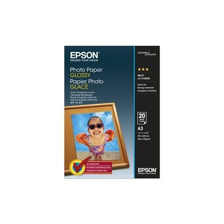 EPSON Photo Paper Glossy A3 20 sheets