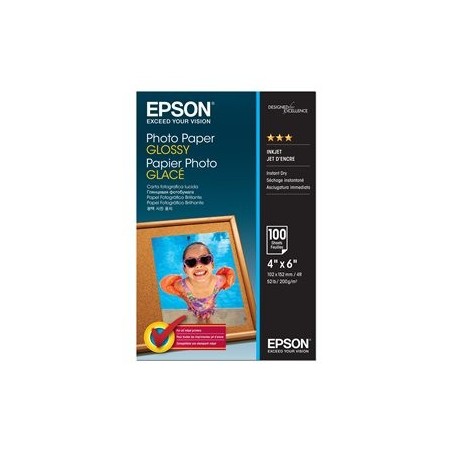 EPSON C13S042548 Papier Epson photo Glossy 200g 10x15cm 100 sheets