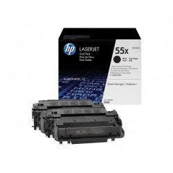Toner 55X P3015 Czarny CE255XD 12.5k Dwupak Toner 55X P3015 Czarny CE255XD 12.5k Dwupak