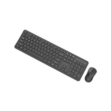 GEMBIRD Gembird zestaw bezprzewodowy klawiatura + mysz Slim Pro Business na biurko czarny układ US