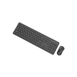 GEMBIRD Gembird zestaw bezprzewodowy klawiatura + mysz Slim Pro Business na biurko czarny układ US