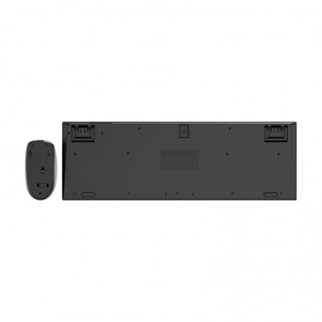 GEMBIRD Zestaw bezprzewodowy dual mode klawiatura + mysz 2.4 GHz + BT slim układ US kolor czarny